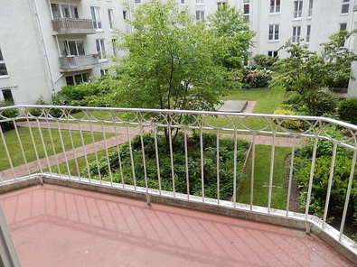 sonniger Balkon