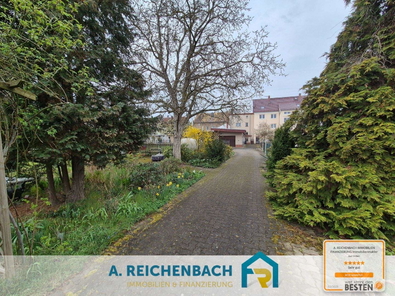 Rückseite Haus mit Anbau