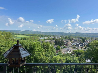 Grandiose Aussicht bis zur anderen Rheinseite