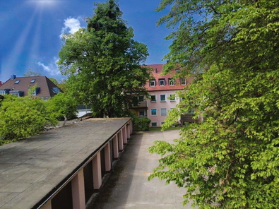 Hinterhofansicht