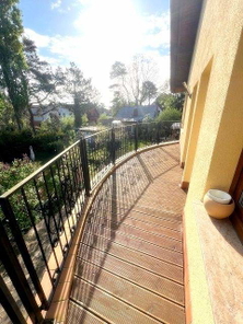 Balkon zur Gartenseite