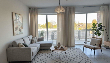 Wohnzimmer (KI eingerichtet)