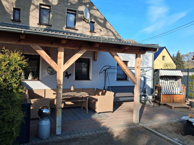 Südausgerichtete Terrasse