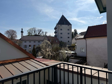Ausblick vom Balkon