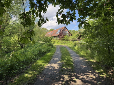 Ansicht von der Auffahrt