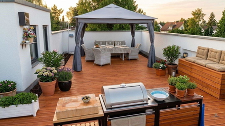 ... Traumhafte Dachterrasse ...