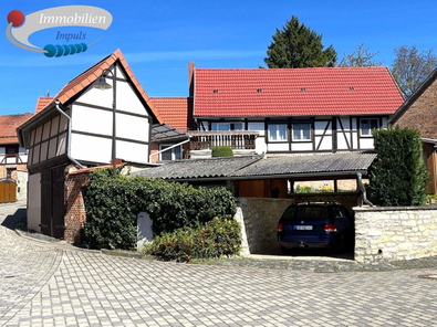Scheune, Carport und neue Außenmauer inklusive ...