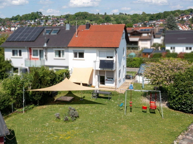 Drohnenansicht Haus