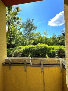 Balkon mit Blick ins Grüne