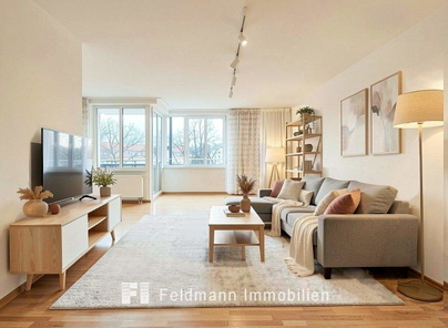 Wohnzimmer (KI-möbliert