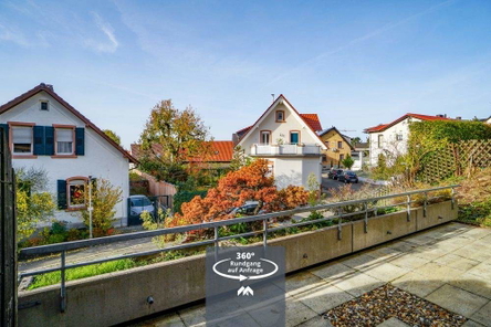 Ausblick von der wunderschönen Westterrasse