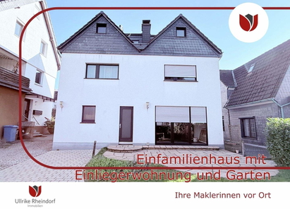Das sanierte Haus - gartenseitig