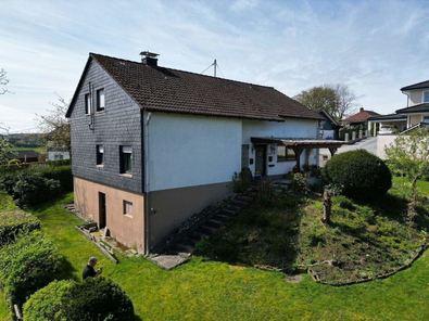 Ansicht vom Wohnhaus