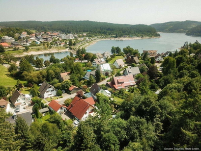 Luftbild mit Schluchsee