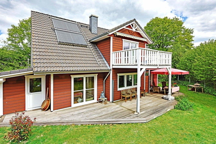 Gartenseite des Hauses