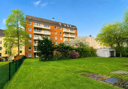 Rückansicht vom Parkplatz