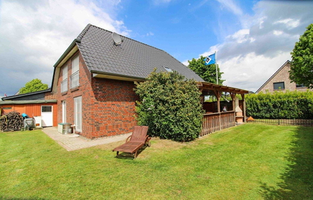 seitliche Ansicht Haus