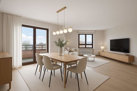 Einrichtungsbeispiel Wohnzimmer