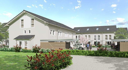 Titelbild Visualisierung Reihenhäuser Bernau
