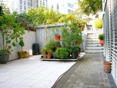 Terrasse im Sommer