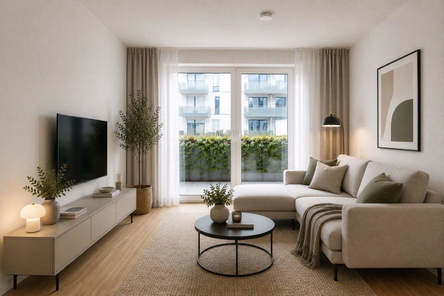 Wohnzimmer (KI generiert)