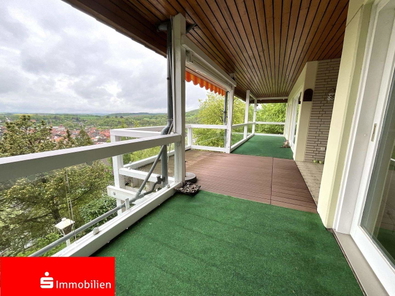 Ausblick Balkon Erdgeschoss