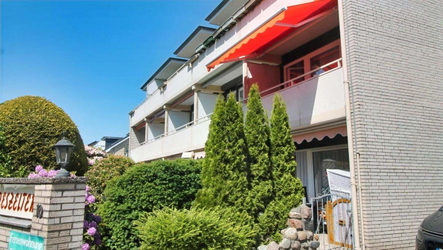 Appartementanlage Seitenansicht