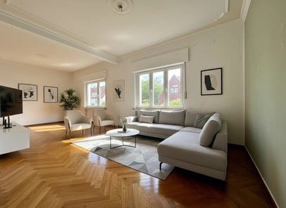 Wohnzimmer EG virtuell möblier