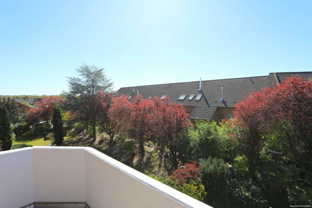 Blick vom Balkon