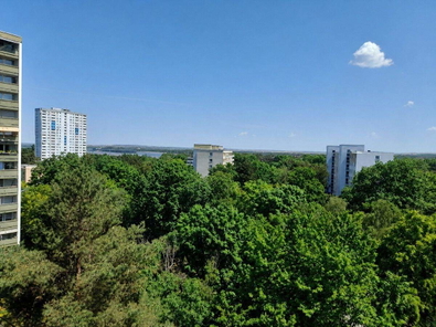 Ausblick vom Balkon