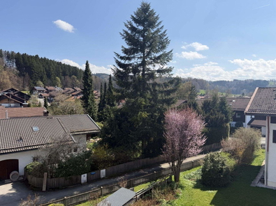 Ausblick vom Balkon