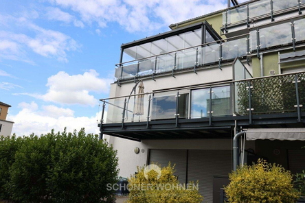 Blick zum Balkon 1. Etage