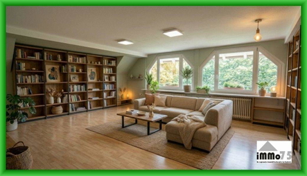 KI eingerichtetes Wohnzimmer