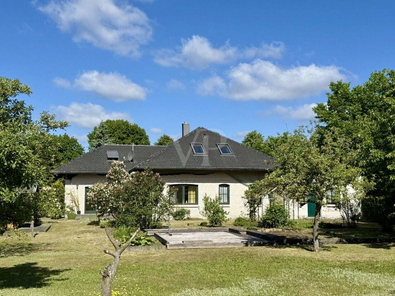 Haus von hinten