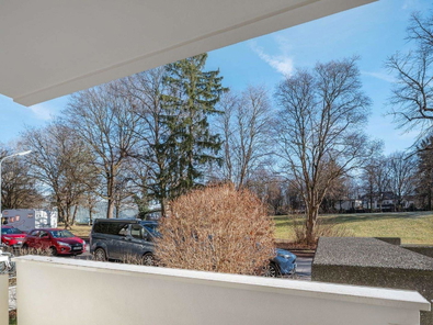 schöner Blick in den Park