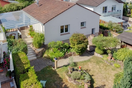 Überblick über Haus und Garten
