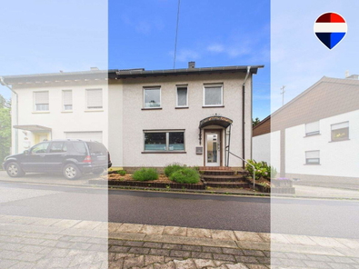 REMAX Immobilien DeLux Einfamilienhaus Frontansicht Merchweiler Mark Borowicz