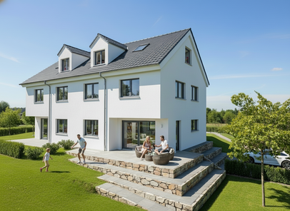 Gartenseite Haus 1