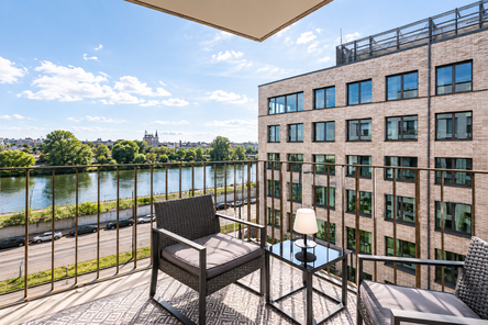 Ausblick Balkon