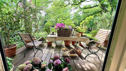 Großer Süd-West-Balkon
