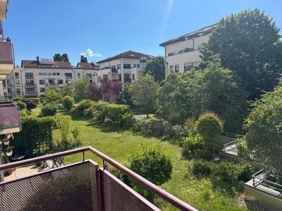 Ausblick vom Balkon