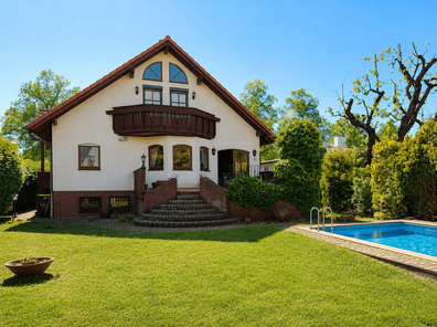 Außenansicht KI Pool