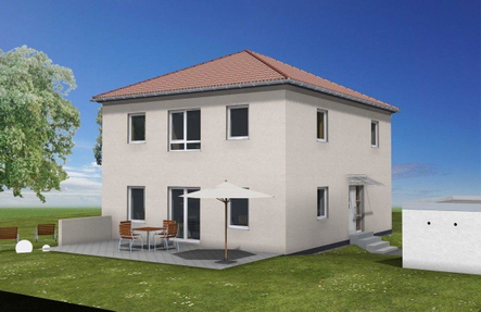 Hausbeispiel Terrassenseite