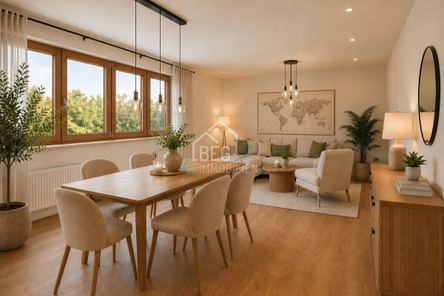 Virtuell bearbeitetes Wohnzimmer
