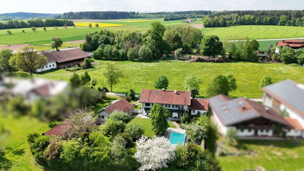 Fernblick auf Naturidylle