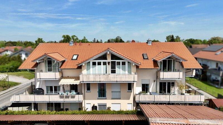 Blick zur Wohnung