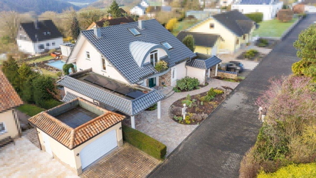 Blick aufs Anwesen