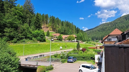 Ausblick vom Balkon