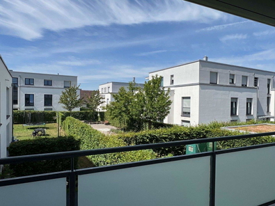 Blick vom Balkon