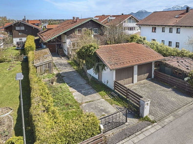 Blick von Erschließungsseite